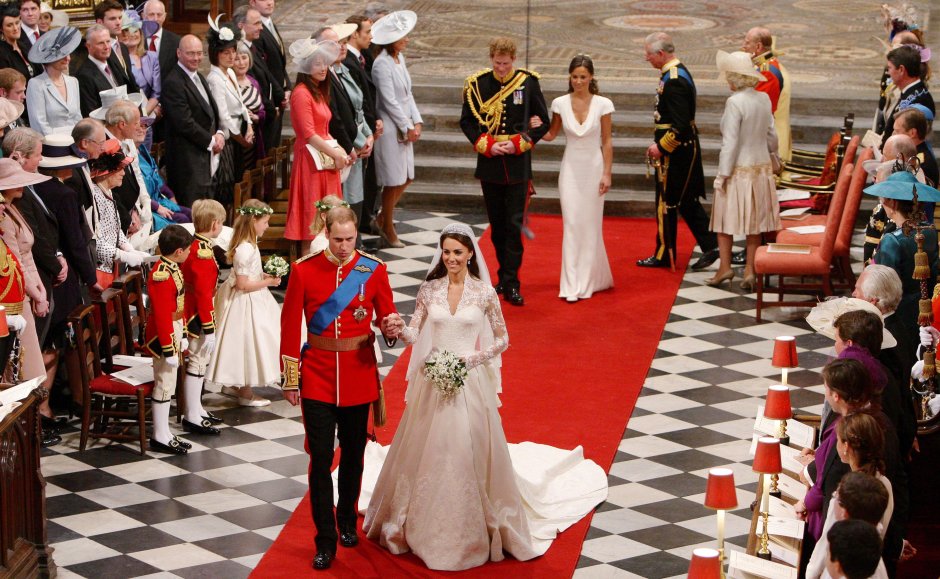 Свадьба Кейт Миддлтон и принца Уильяма в Вестминстерском