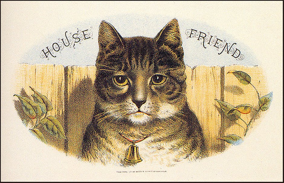 Старинные открытки с котиками