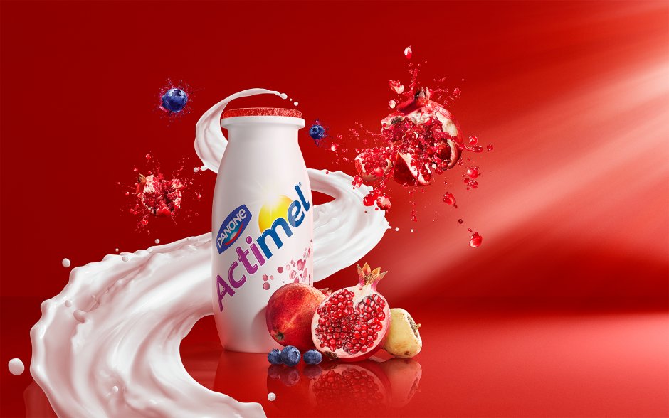 Реклама питьевого йогурта