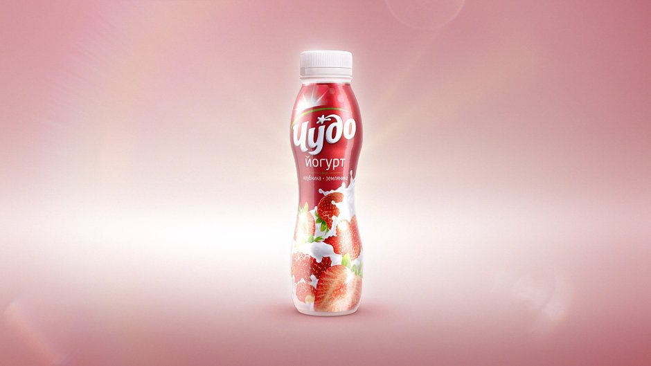 Реклама питьевого йогурта