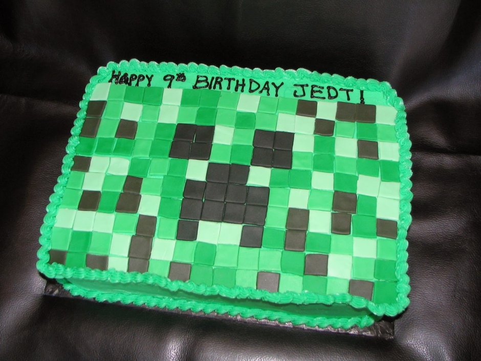 Minecraft Cake КРИПЕР