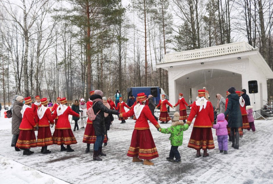 Фотосессия Масленица на улице