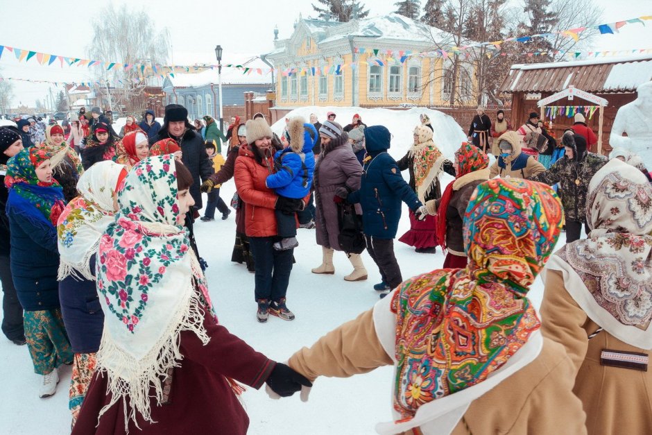 Празднование Масленицы