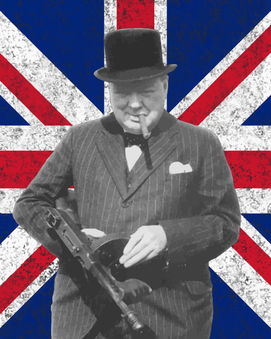 Черчилль с Томпсоном