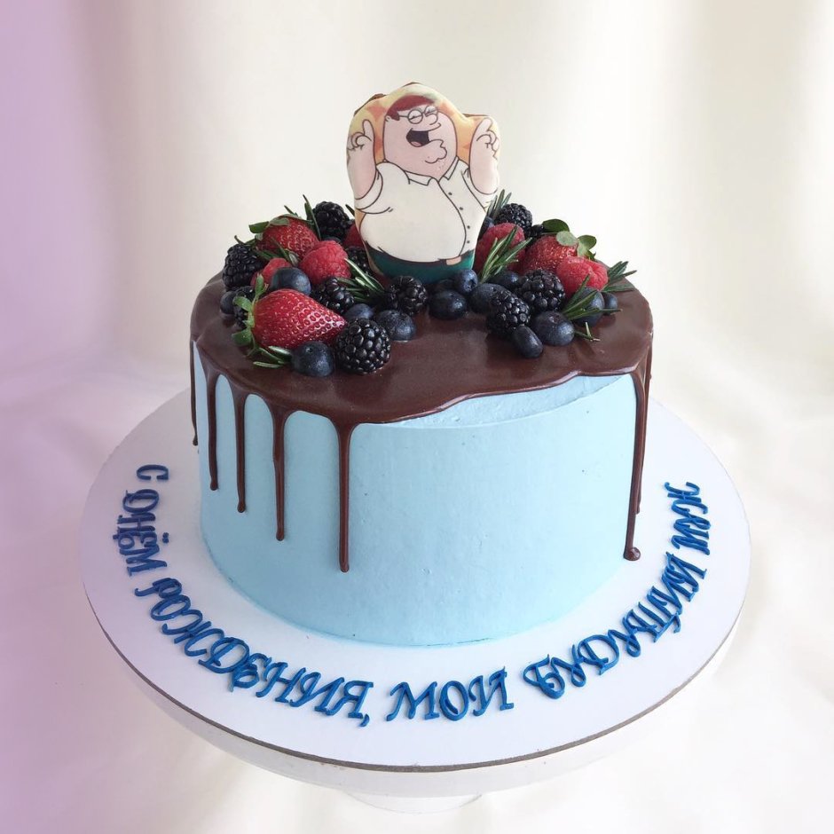 Торт для мужчины на день рождения без мастики