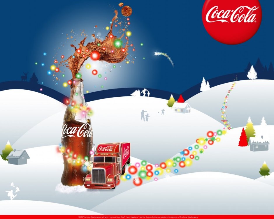 Новогодняя реклама Кока колы