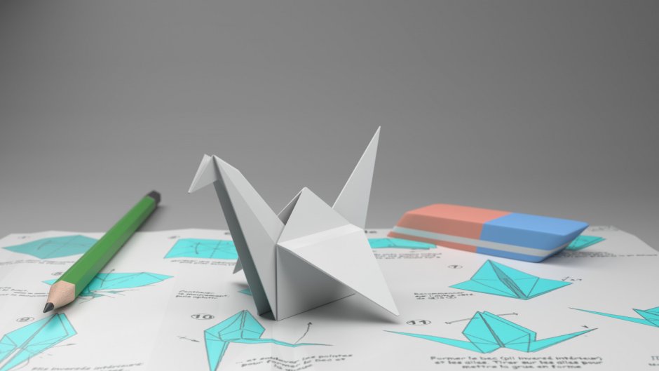 Фон для презентации оригами