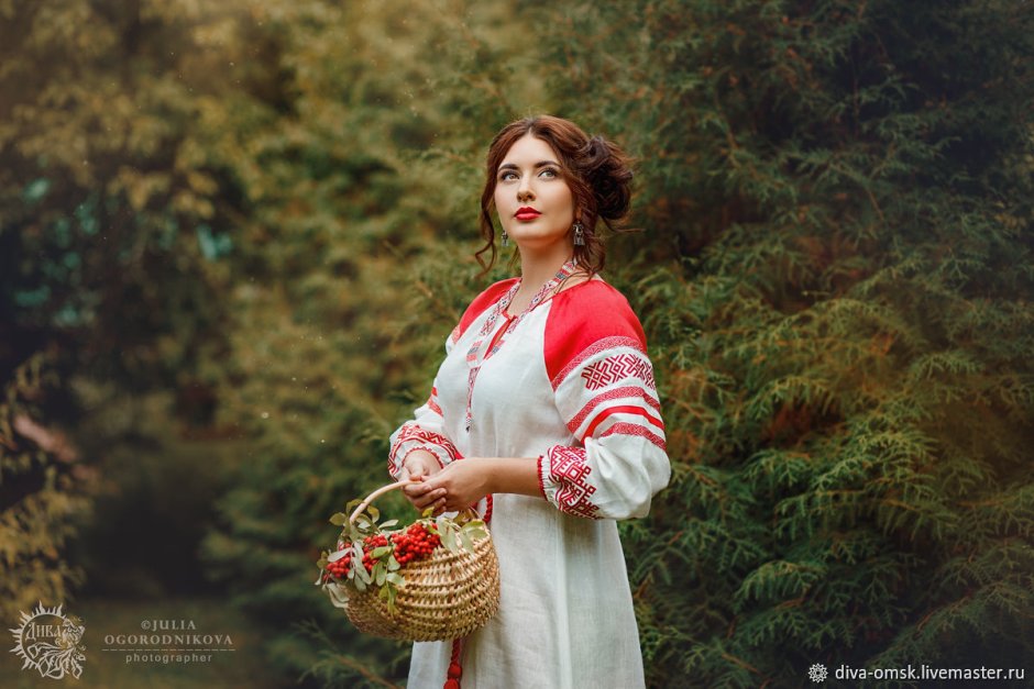 Украинское свадебное платье национальное