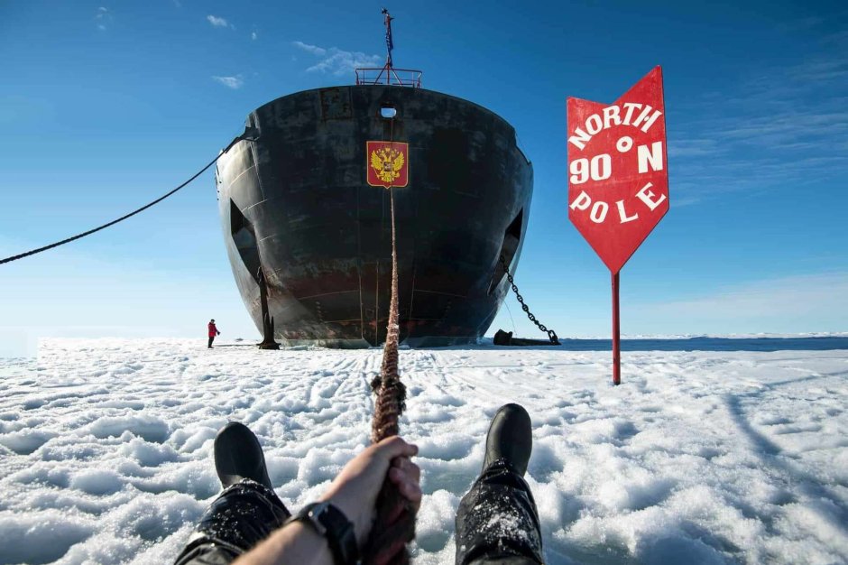 Атомоход ледокол путешествие на Северный полюс
