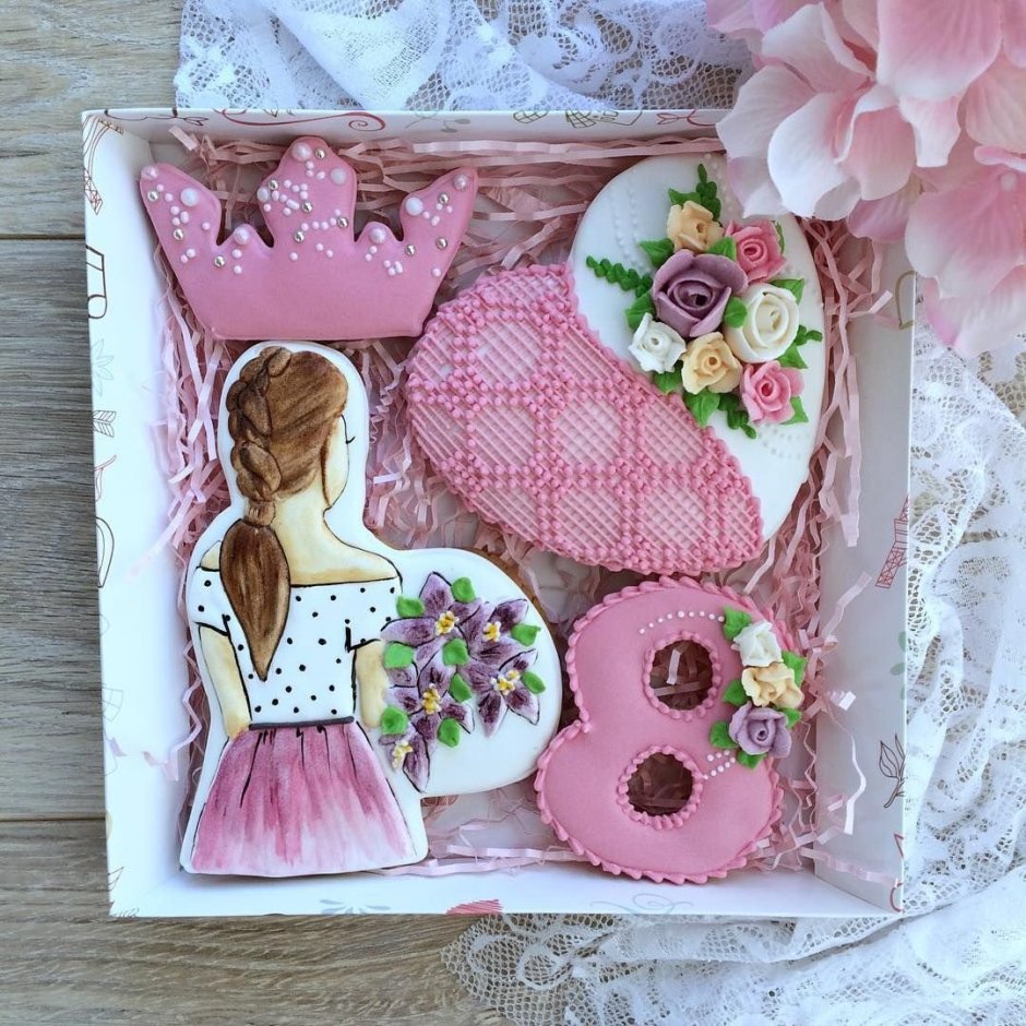 Тортики с пряниками для девочки