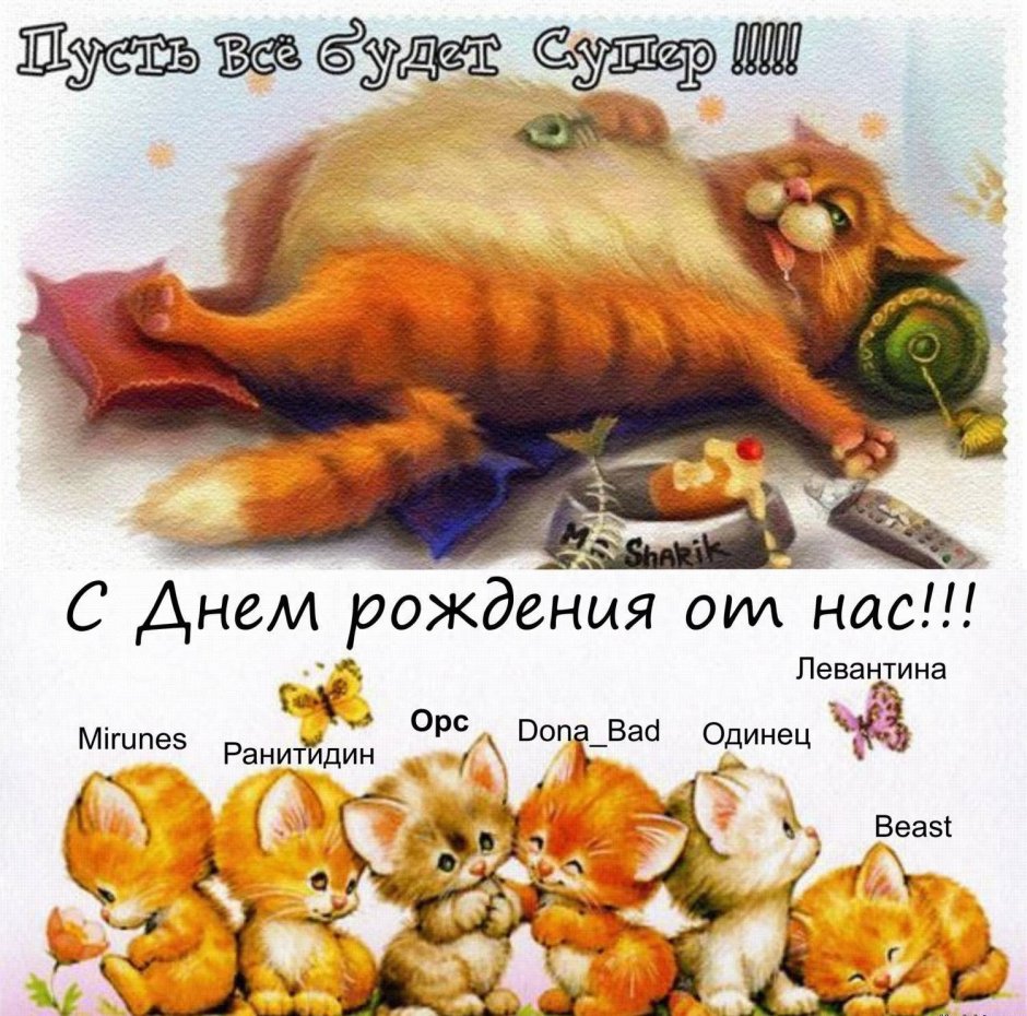 С днем рождения