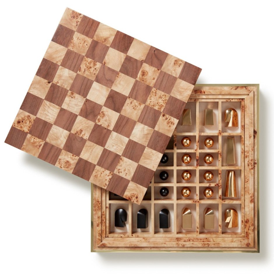 23114628064s_шахматы_Shagreen Chess Set_Cholocate