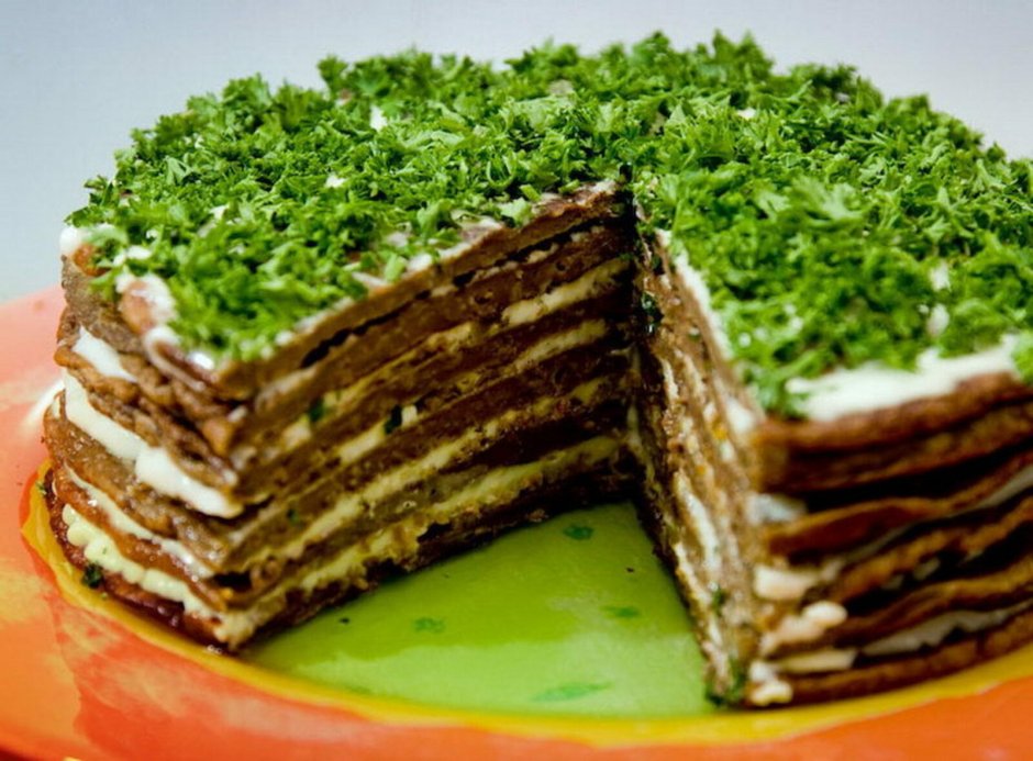 Венгерский блинный торт