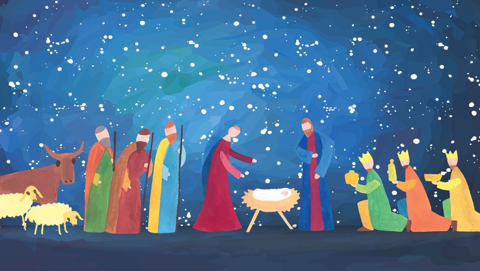Рождество Христово в ярких красках