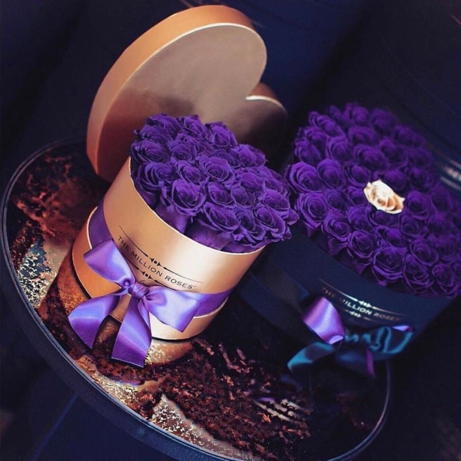 Фиолетовый букет Инстаграм