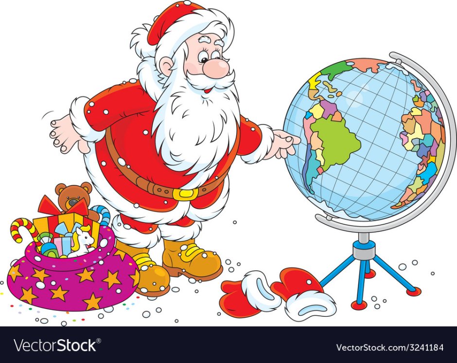 Дед Мороз шагает по планете