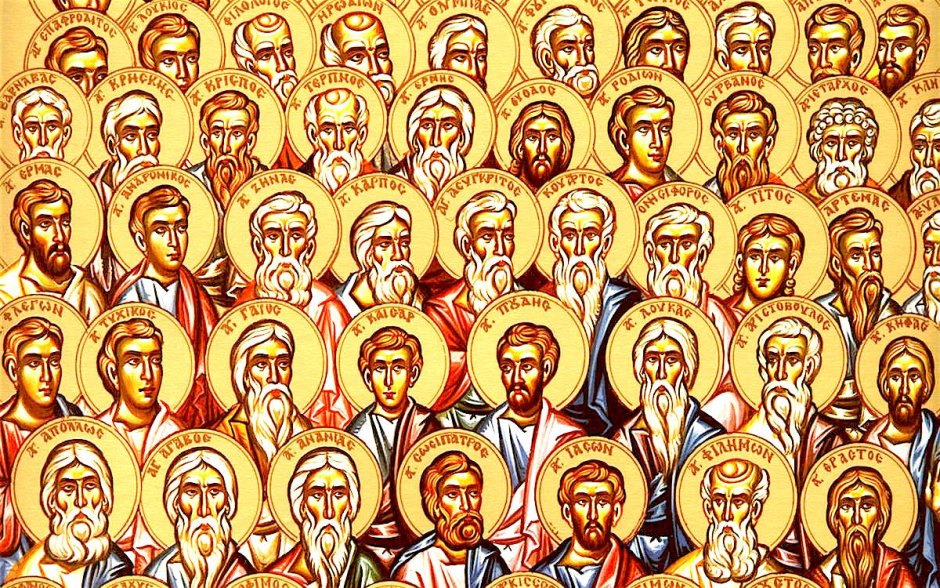 Собор 70-ти апостолов икона