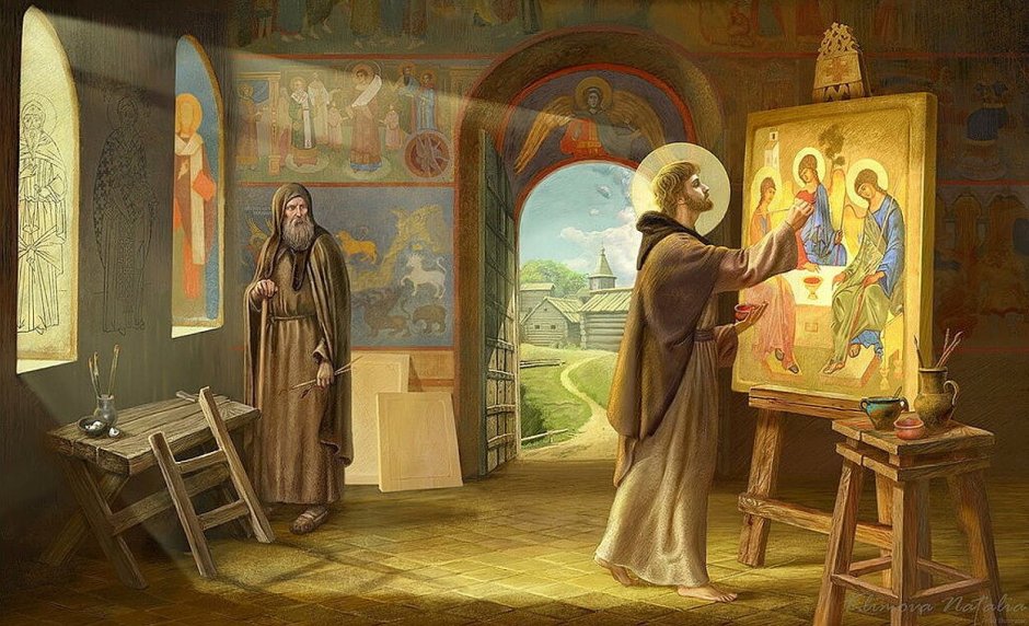 Преподобный Андре́й Рублев, иконописец