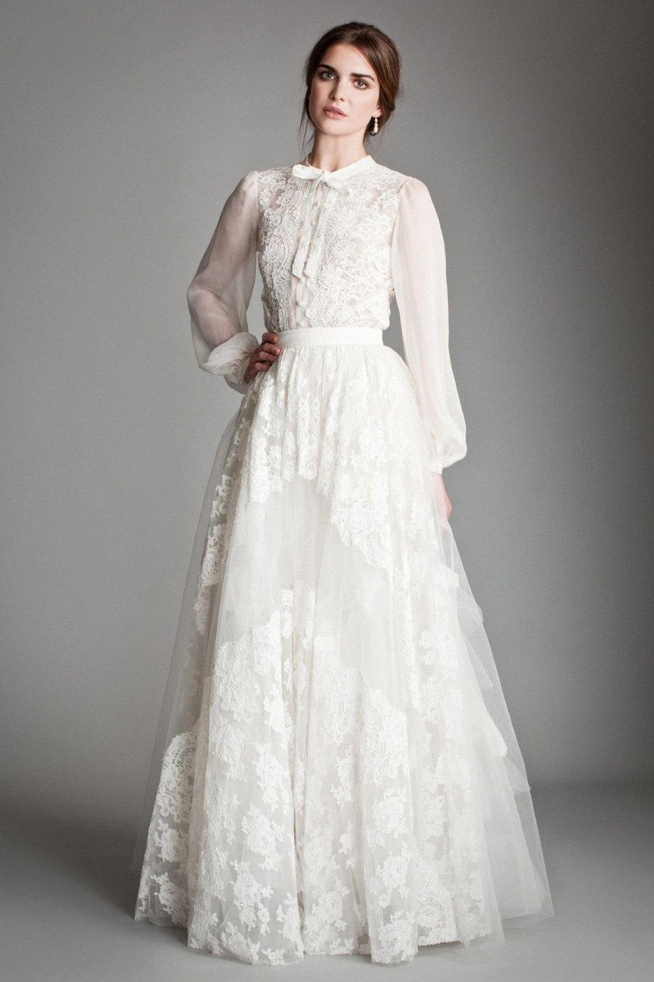Винтажное платье невесты