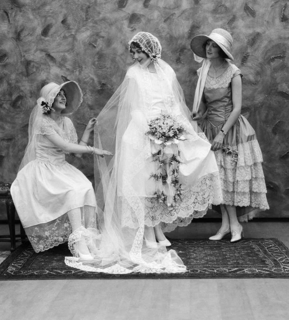 Свадебное платье в стиле 30-х