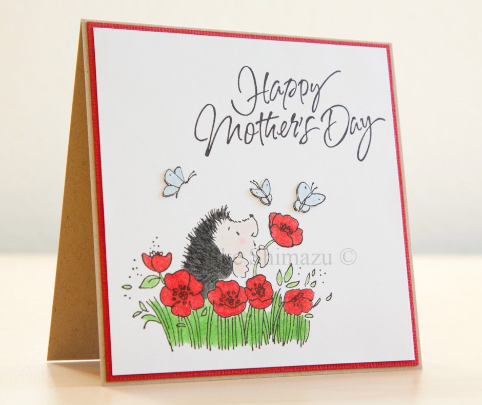 Милые и простые открытки ко Дню матери