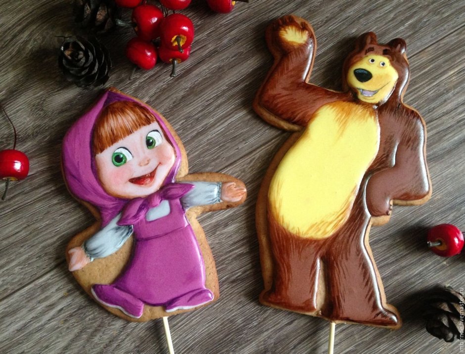 Торт Маша и медведь девочке 2 годика