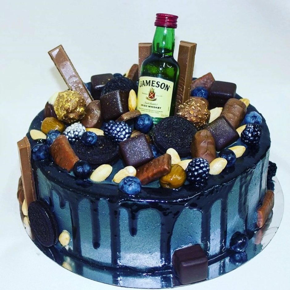 Декор торта для мужчины