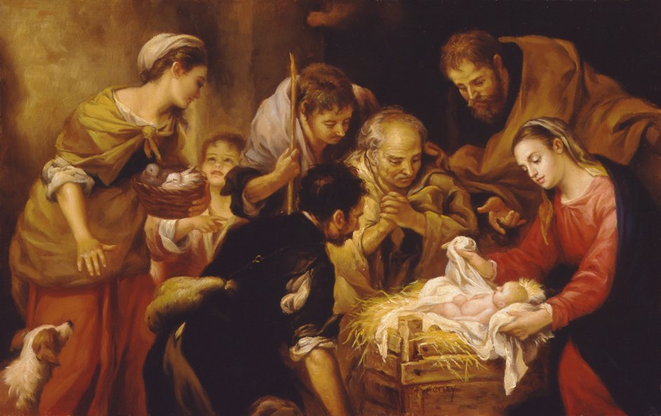 Рембрандт Рождество Христово