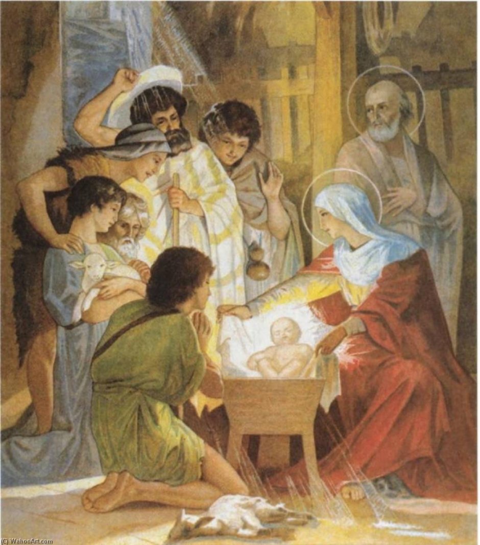 Возвещение пастухам о рождении Иисуса Христа