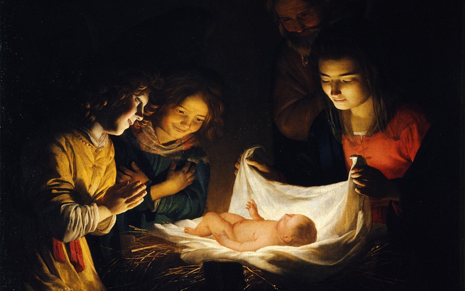 Рождество младенец Иисус