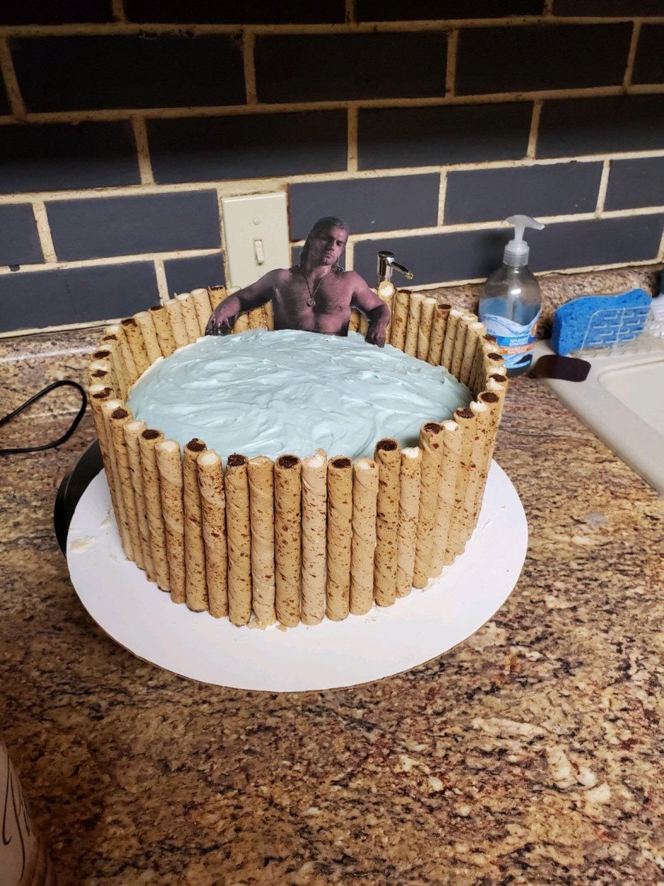 Торт Ведьмак на день рождения