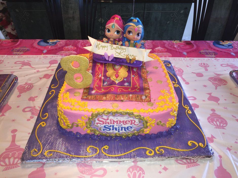 Детские торты на день рождения Шиммер и Шайн