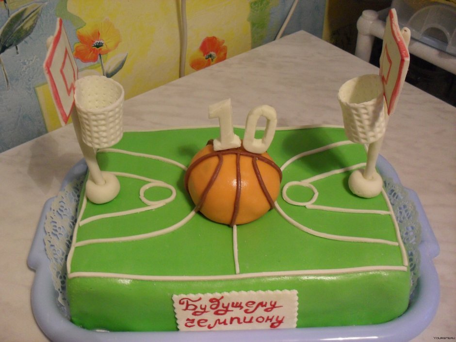 Торт для мальчика 13 лет волейбол