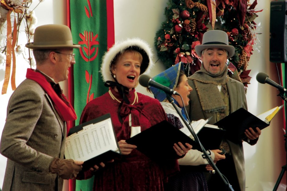 Carol singing в Англии