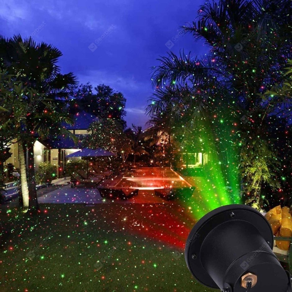 Лазерный проектор Звездный дождь Star Shower Laser Light Projector
