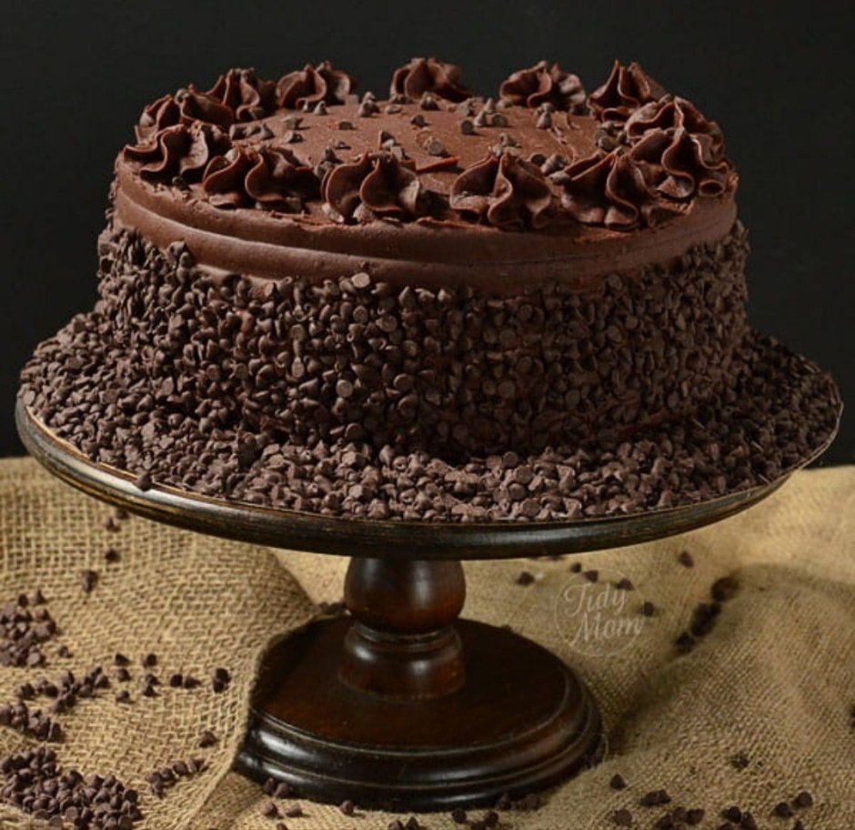 Красивые шоколадные тортики многоярусные