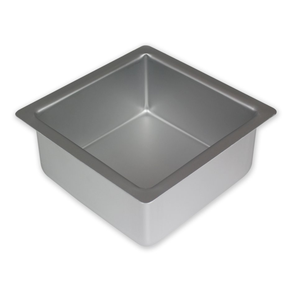 Форма для выпечки Доляна «квадрат», 17,5×17,5 см, 4 ячейки (5,7×5,7 см)