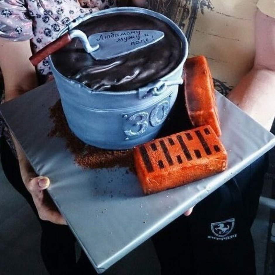 Торт для строителя на день рождения