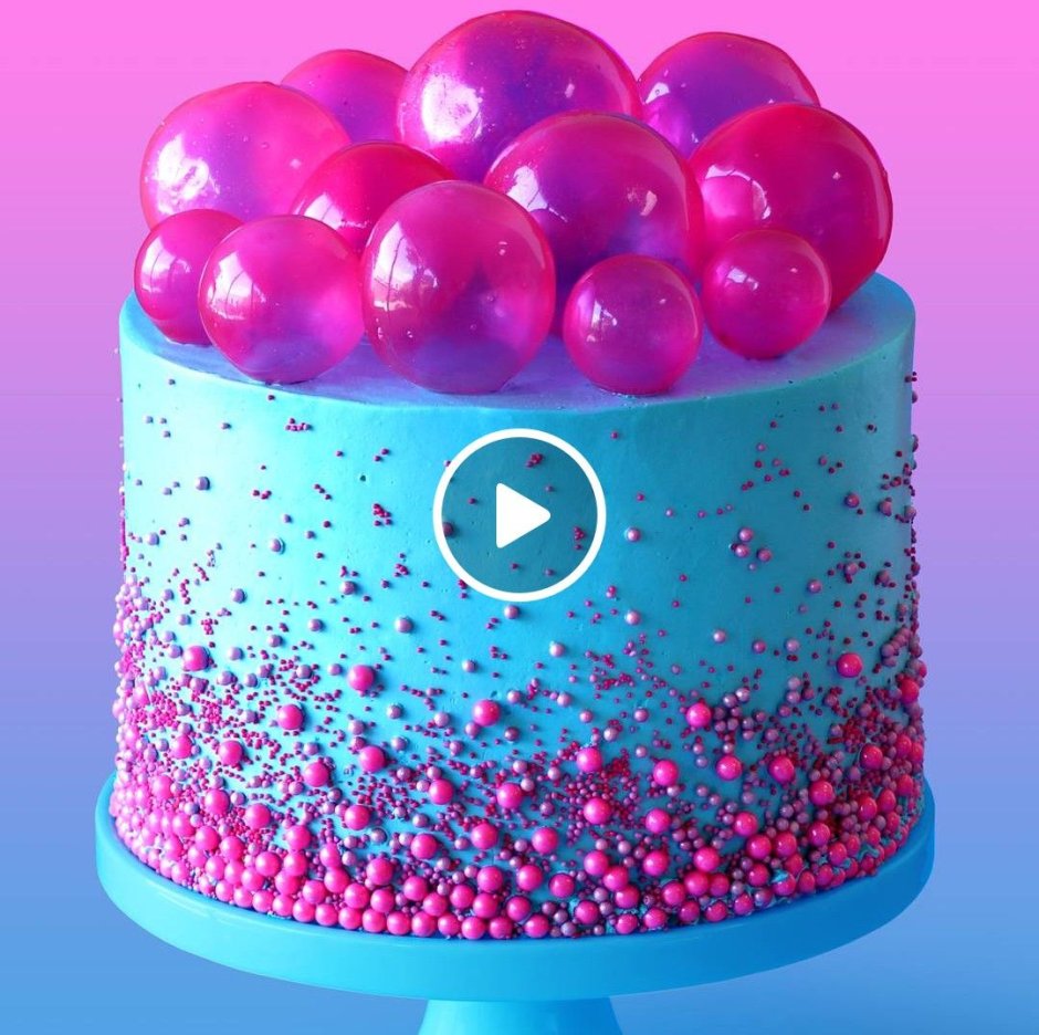 Маленькие воздушные шарики для торта