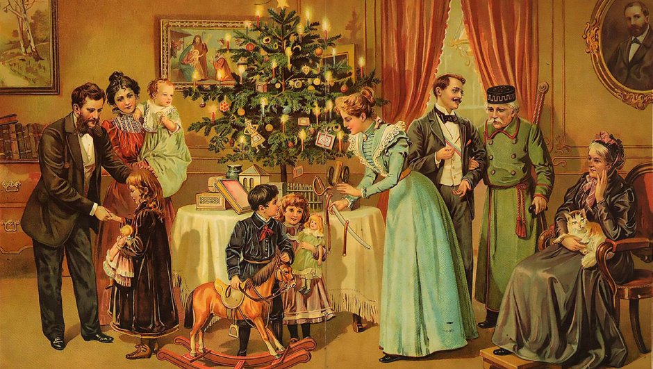 Рождественская елка в России 19 век