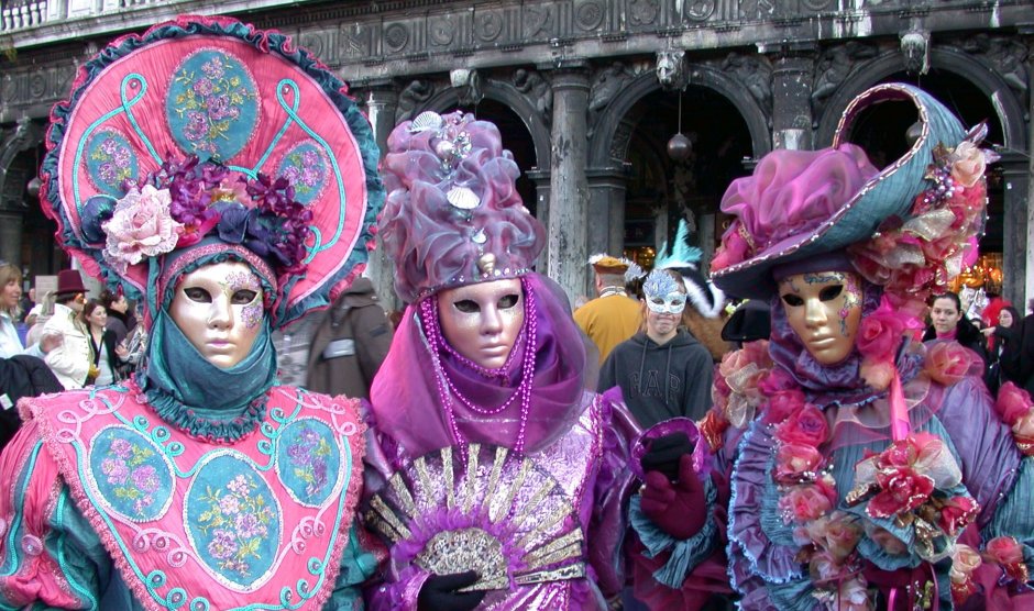 Фестиваль маскарад Венеция