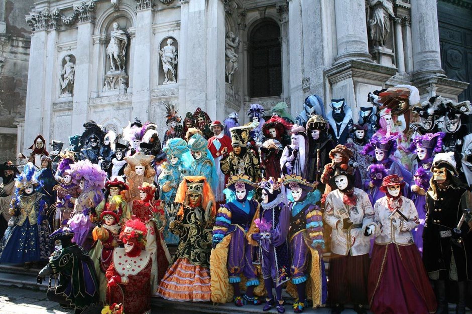 Венецкий карнавал в Италии