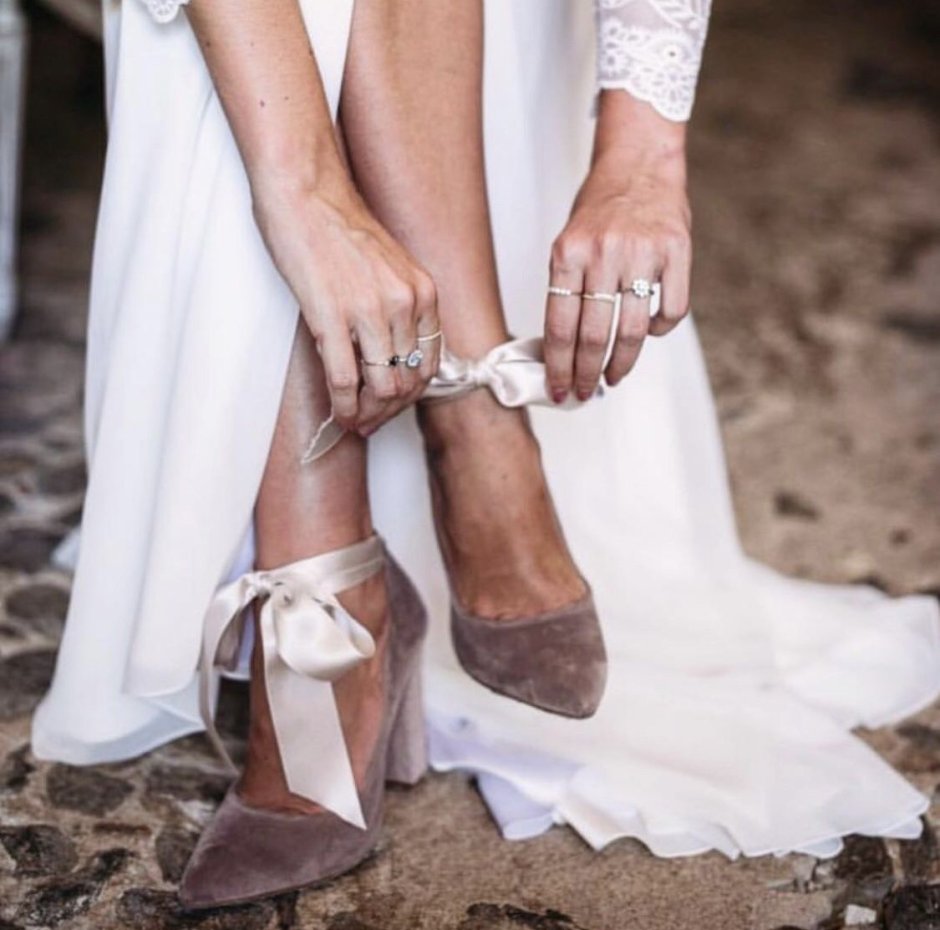 Образ невесты обувь