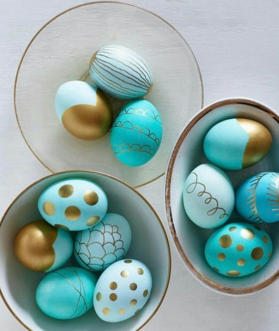 Необычный декор пасхальных яиц