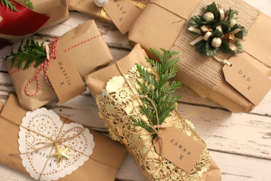 Идеи упаковки подарков на новый год
