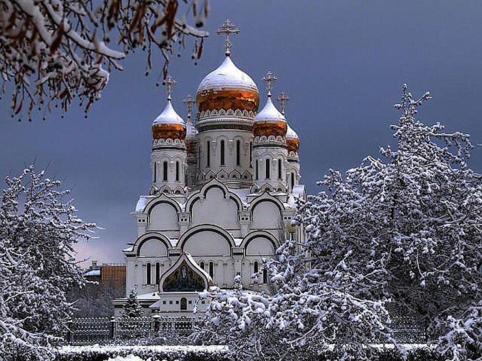 Киево Печерский монастырь зимой