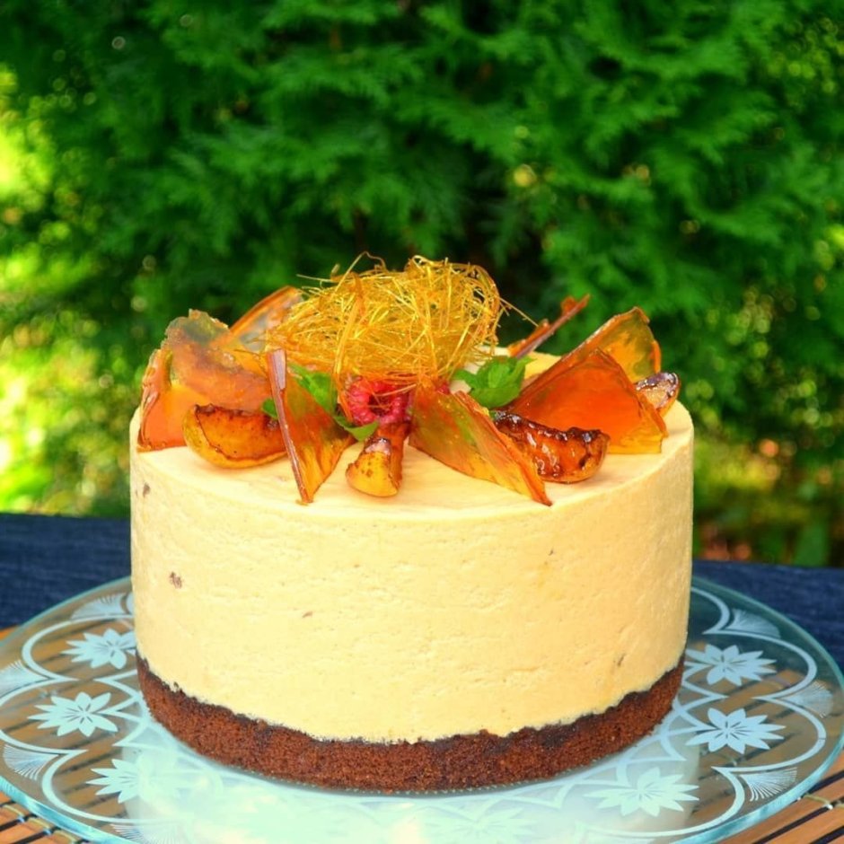 Морковный торт с карамелью