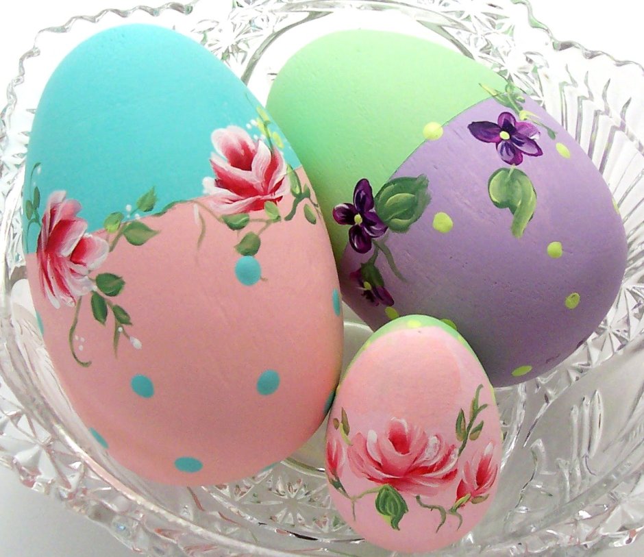 Пасхальное яйцо декор краской