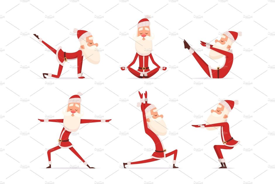 Санта Клаус йога