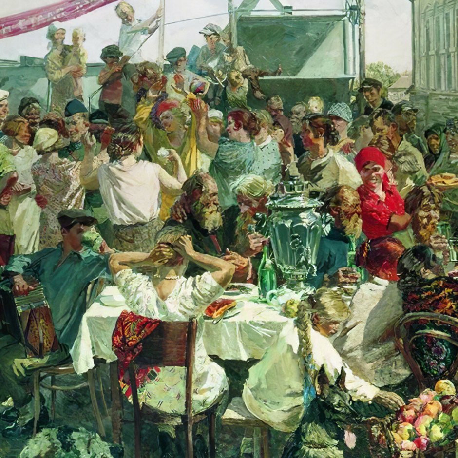Аркадий пластов Колхозный праздник 1937